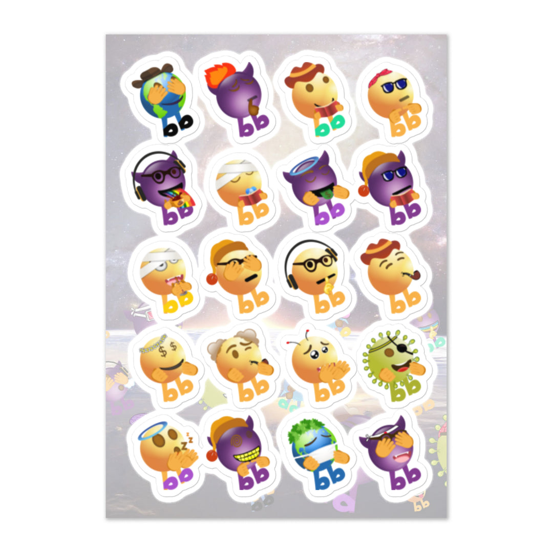 Megabb Buddy Stickers - Emojibb