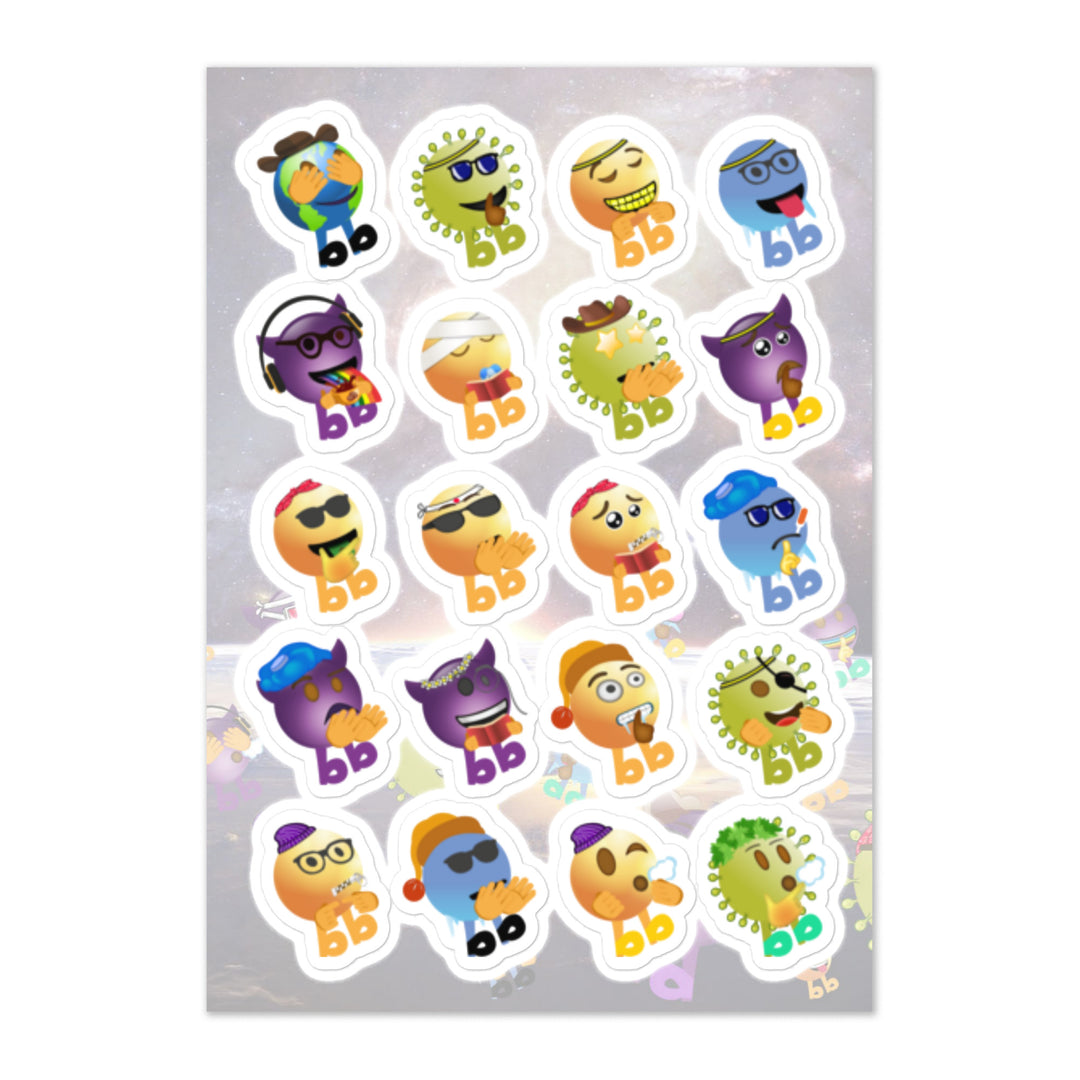 Megabb Buddy Stickers - Emojibb