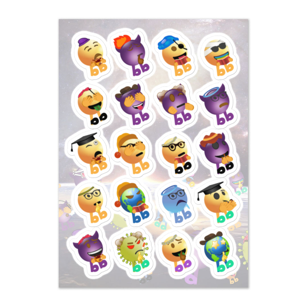 Megabb Buddy Stickers - Emojibb