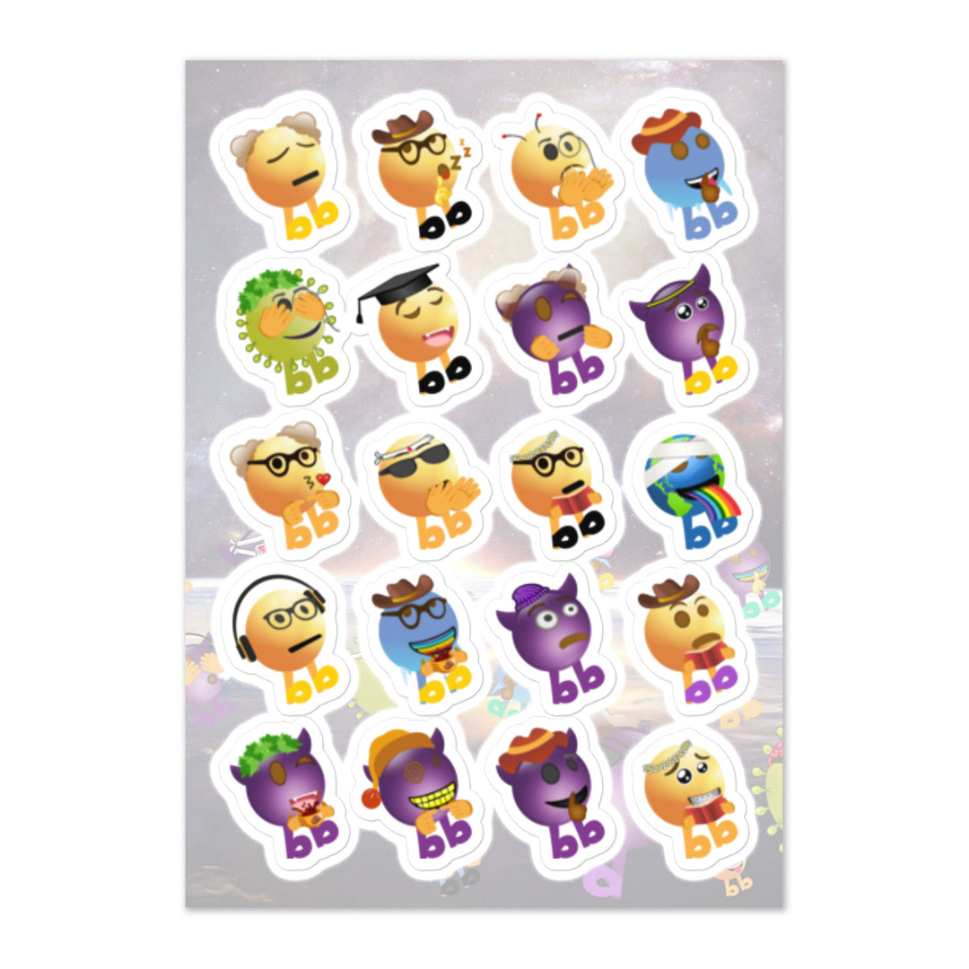 Megabb Buddy Stickers - Emojibb
