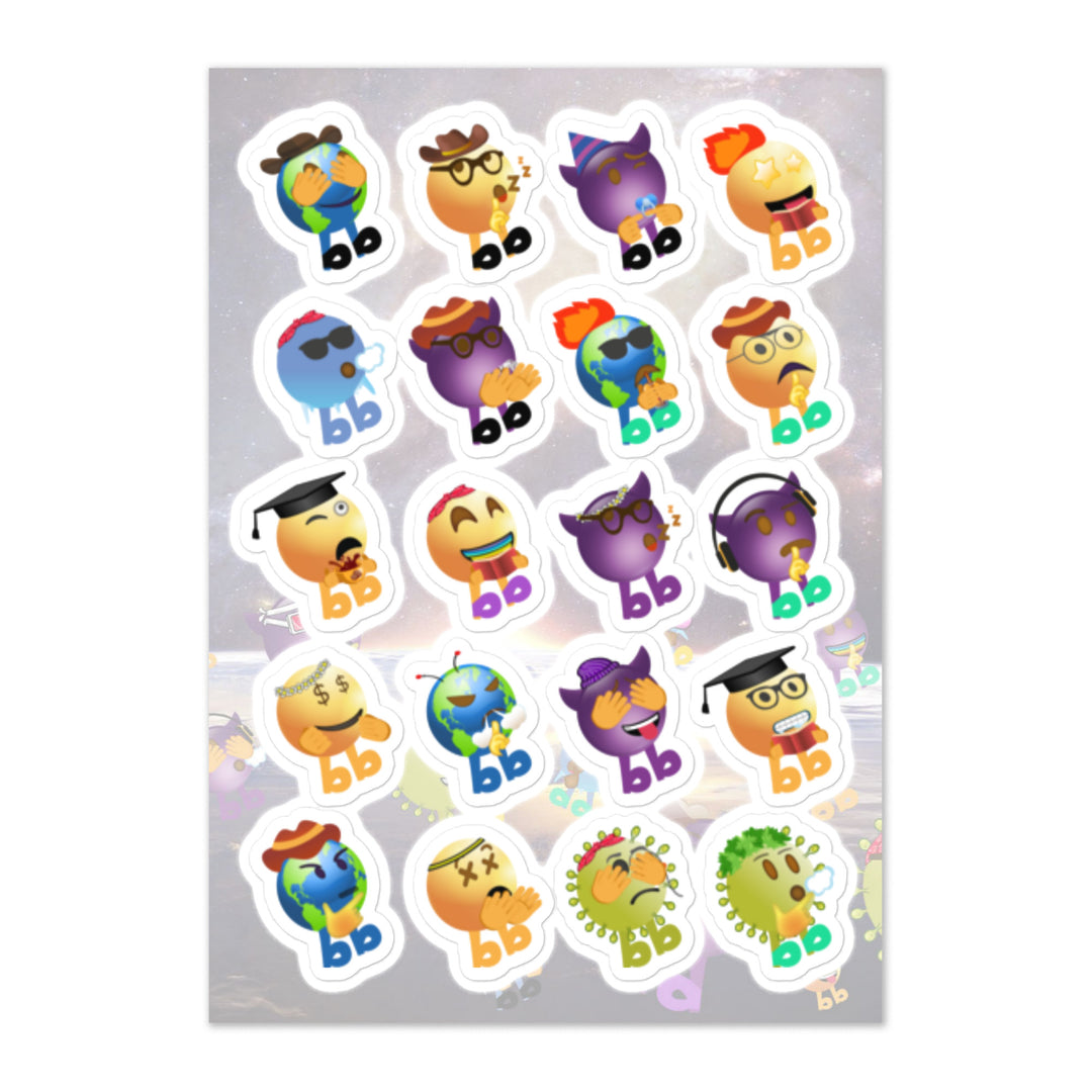 Megabb Buddy Stickers - Emojibb