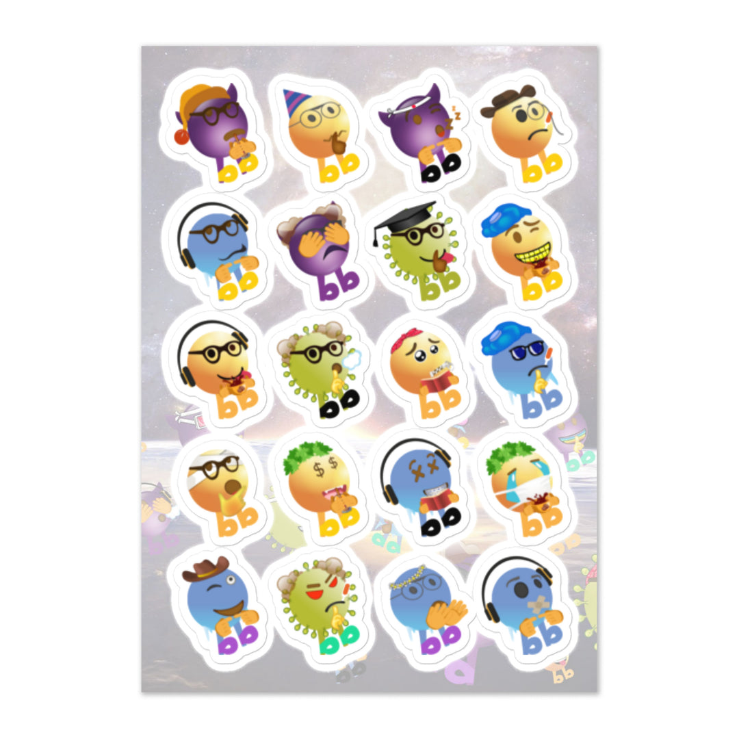 Megabb Buddy Stickers - Emojibb