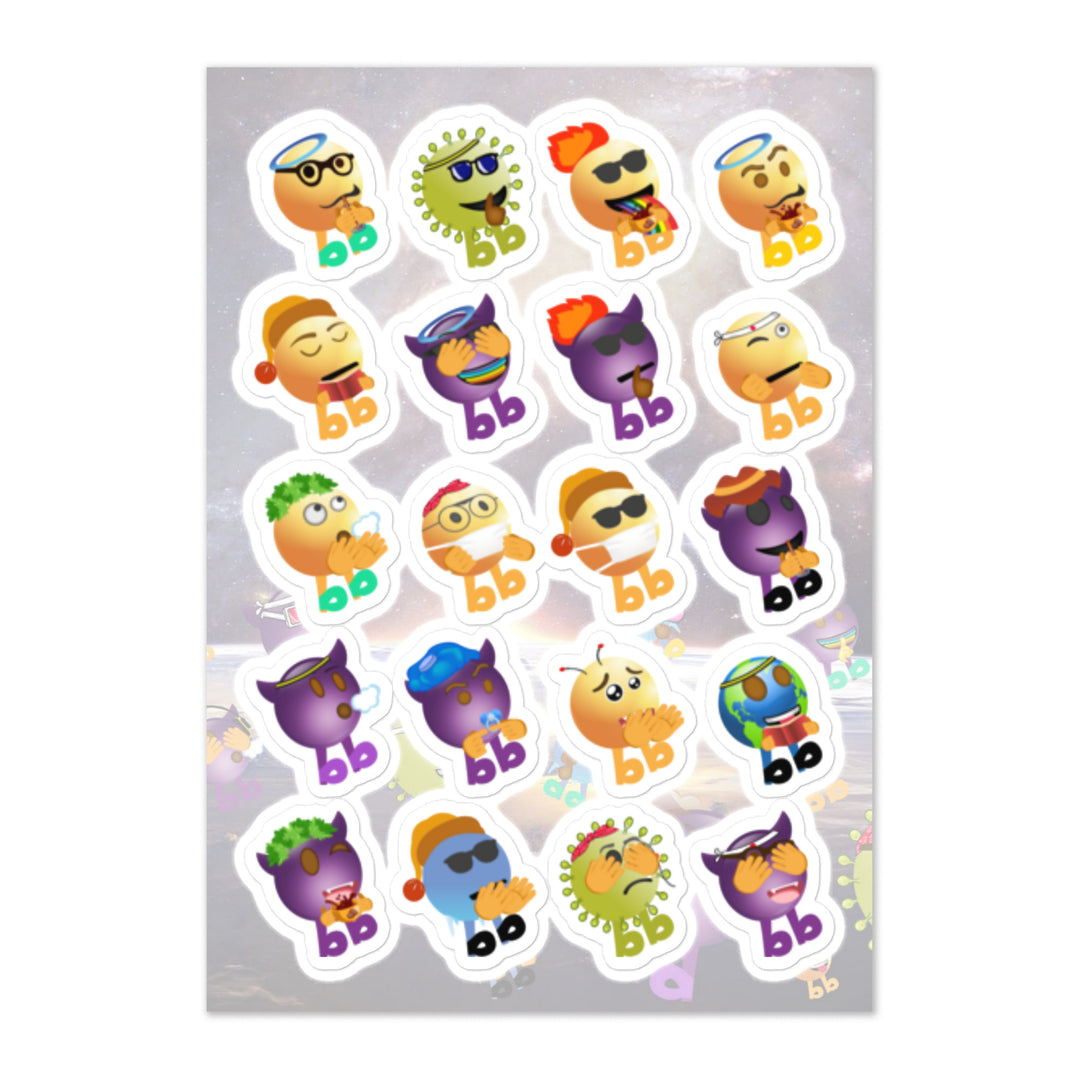 Megabb Buddy Stickers - Emojibb