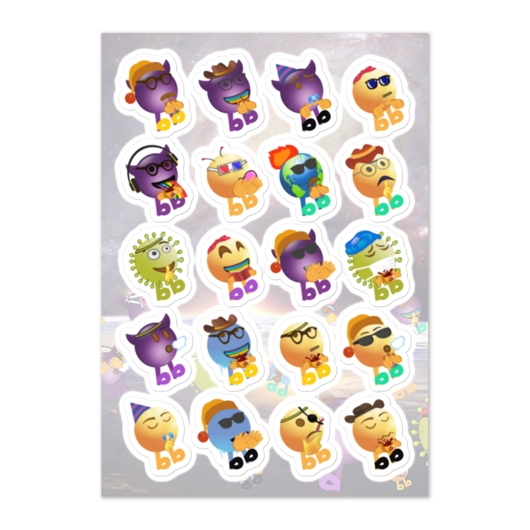 Megabb Buddy Stickers - Emojibb