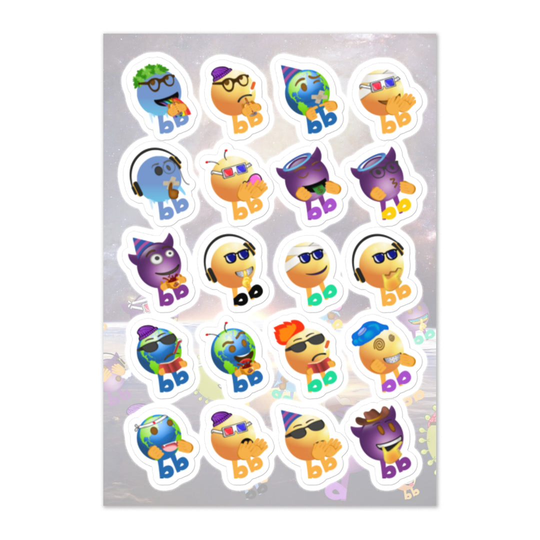 Megabb Buddy Stickers - Emojibb