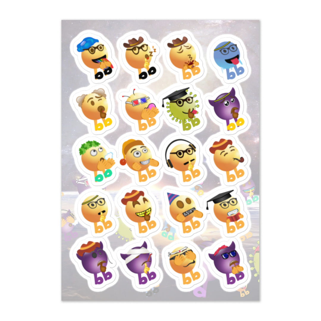 Megabb Buddy Stickers - Emojibb