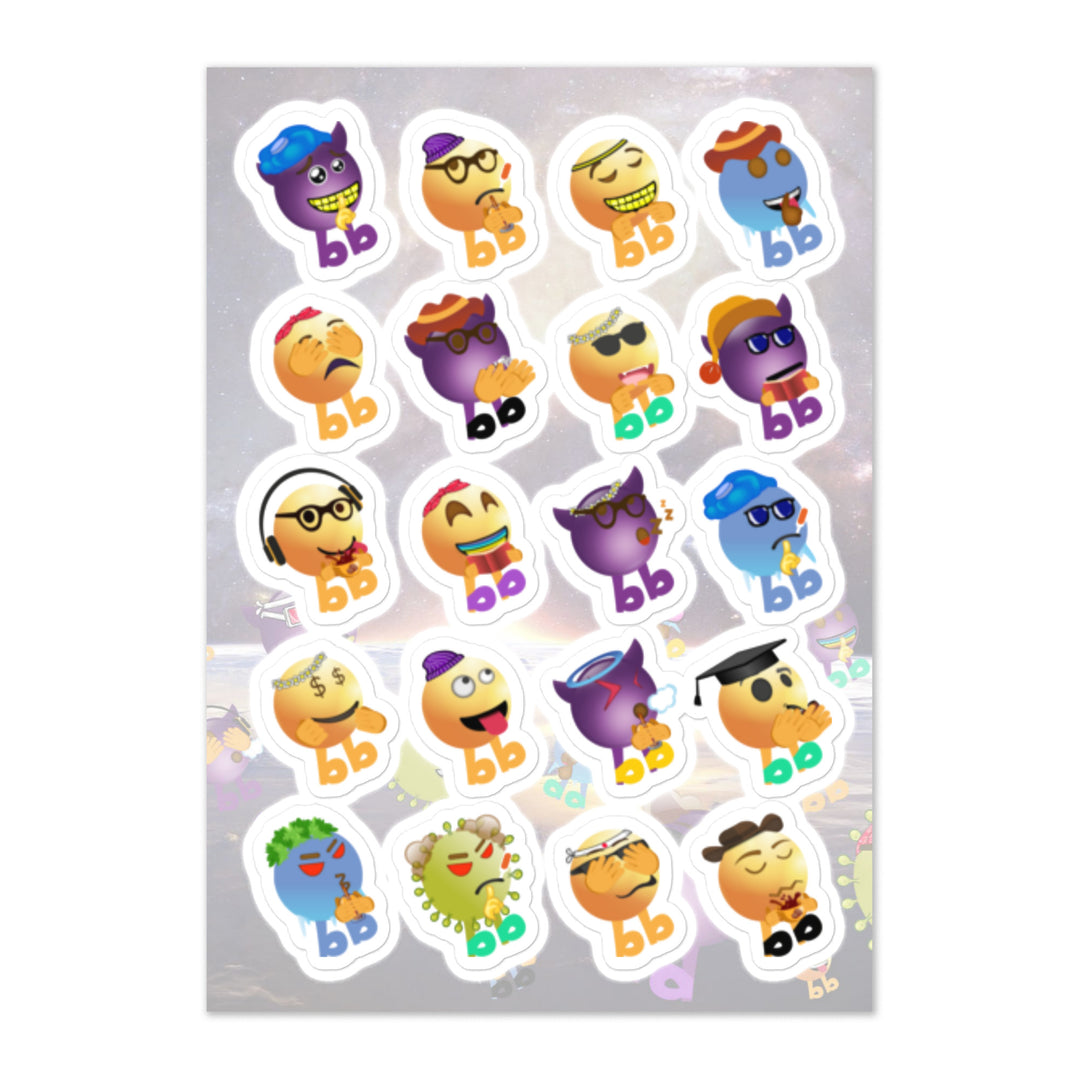 Megabb Buddy Stickers - Emojibb