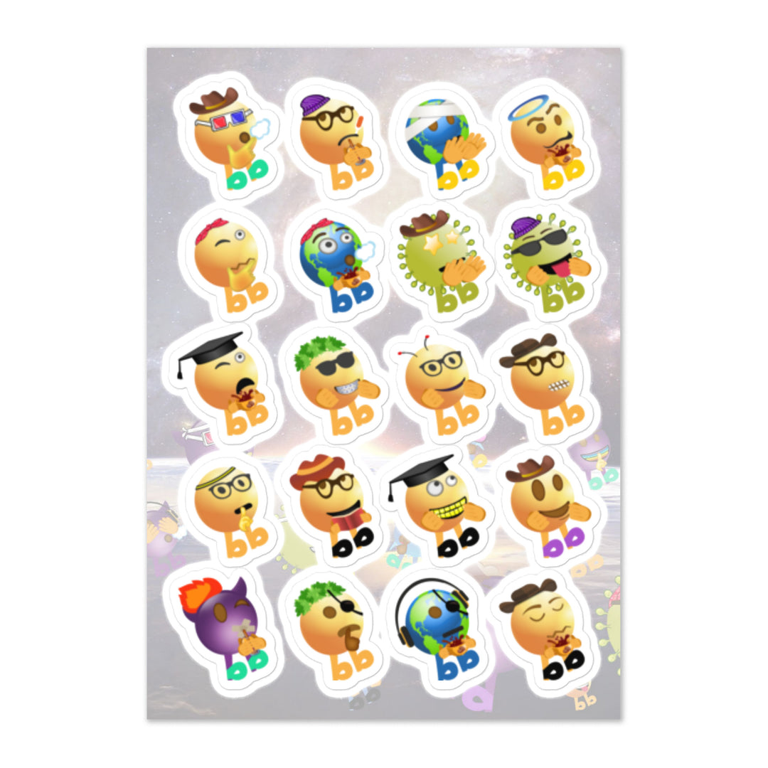 Megabb Buddy Stickers - Emojibb