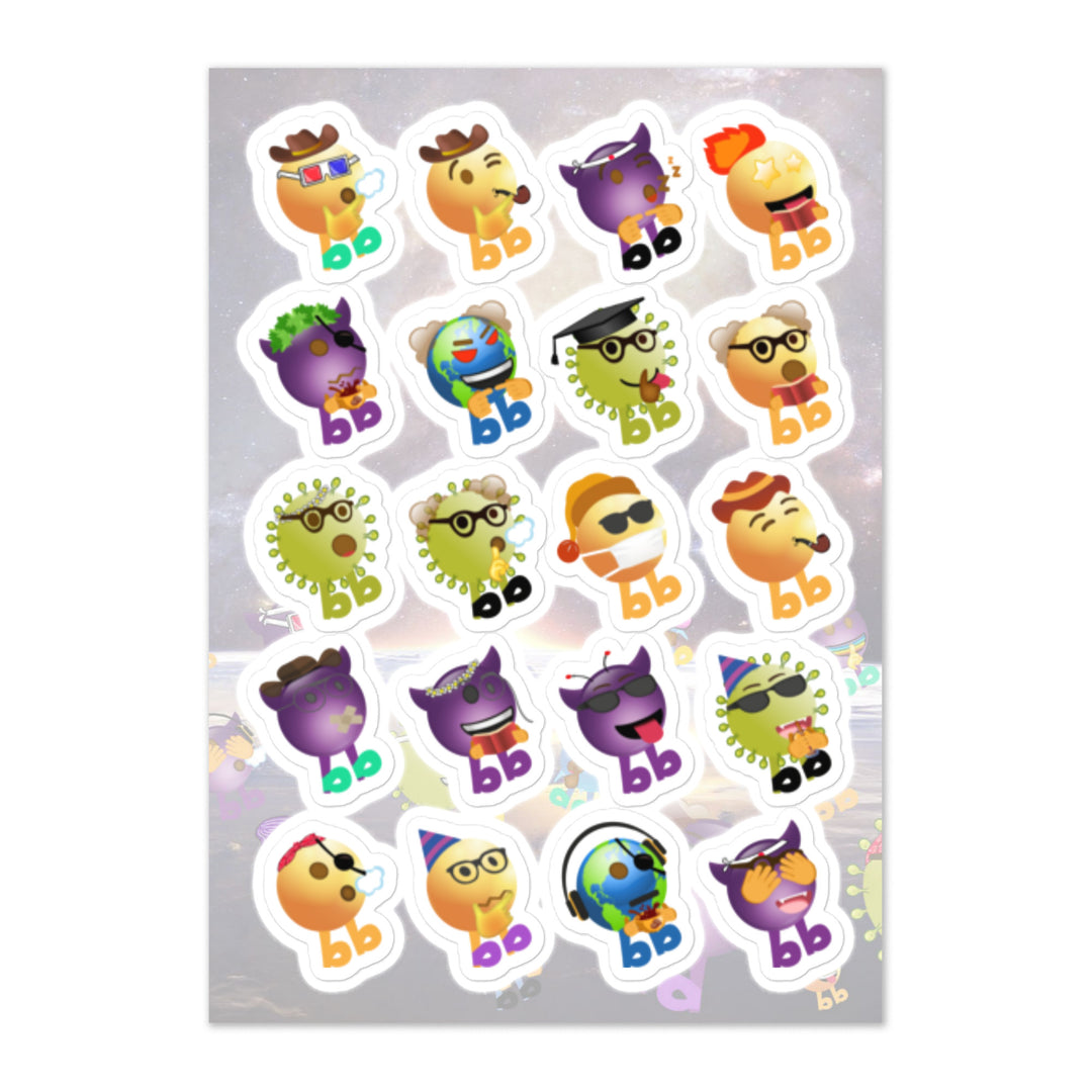 Megabb Buddy Stickers - Emojibb