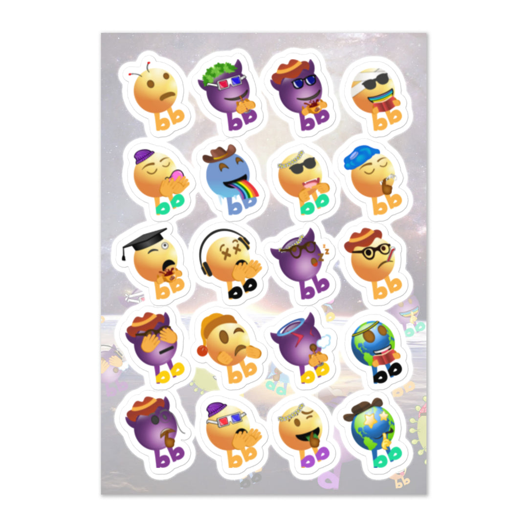 Megabb Buddy Stickers - Emojibb