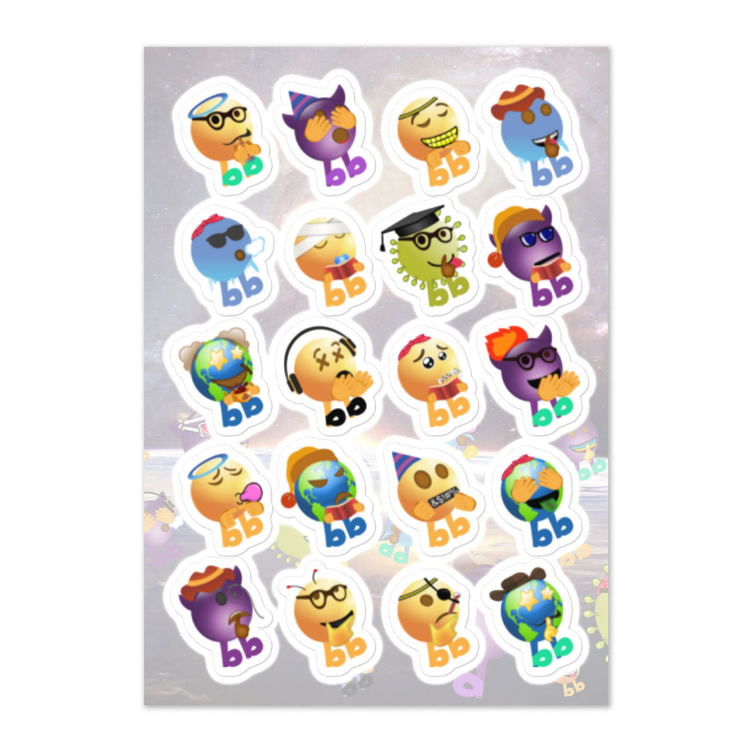 Megabb Buddy Stickers - Emojibb