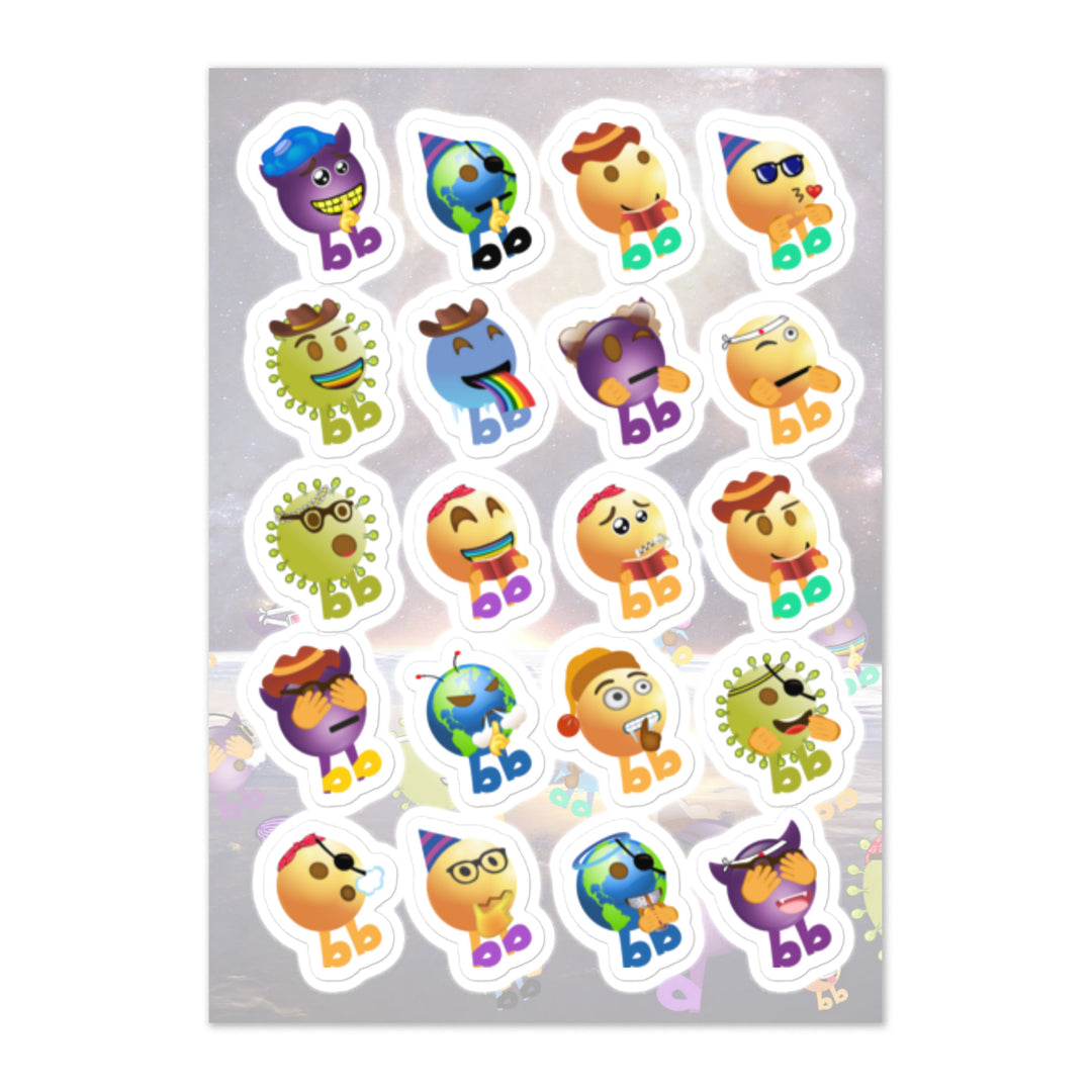 Megabb Buddy Stickers - Emojibb