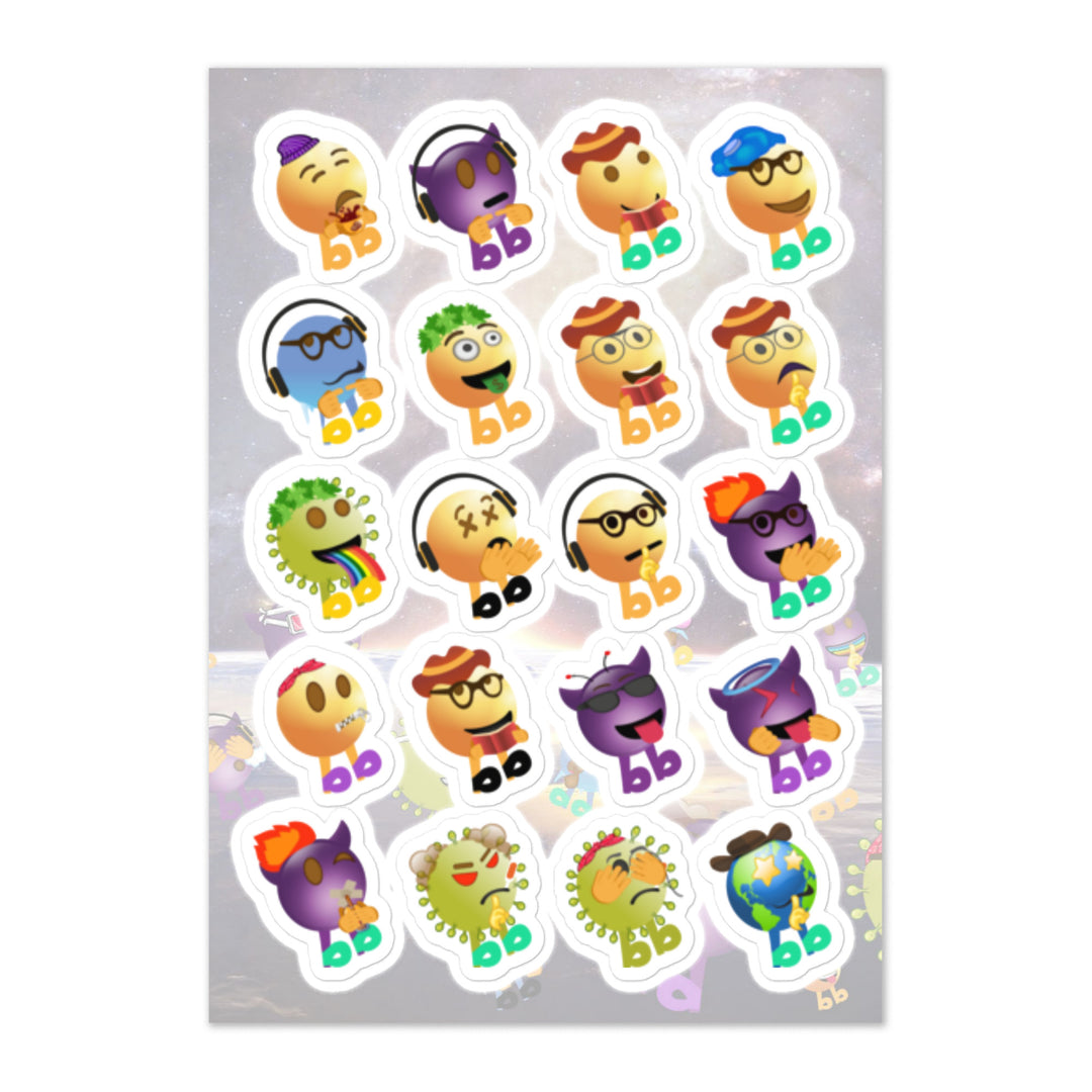 Megabb Buddy Stickers - Emojibb