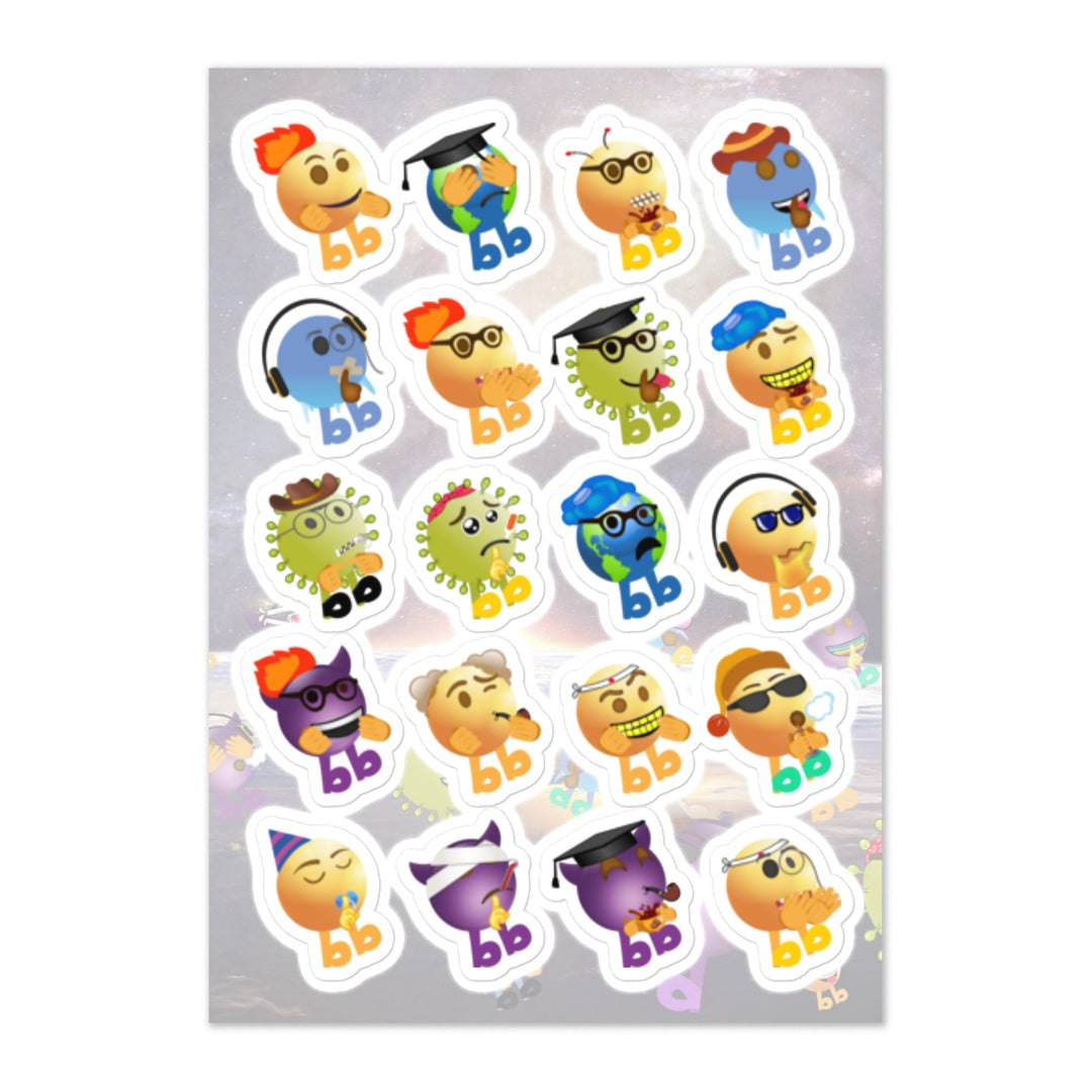 Megabb Buddy Stickers - Emojibb