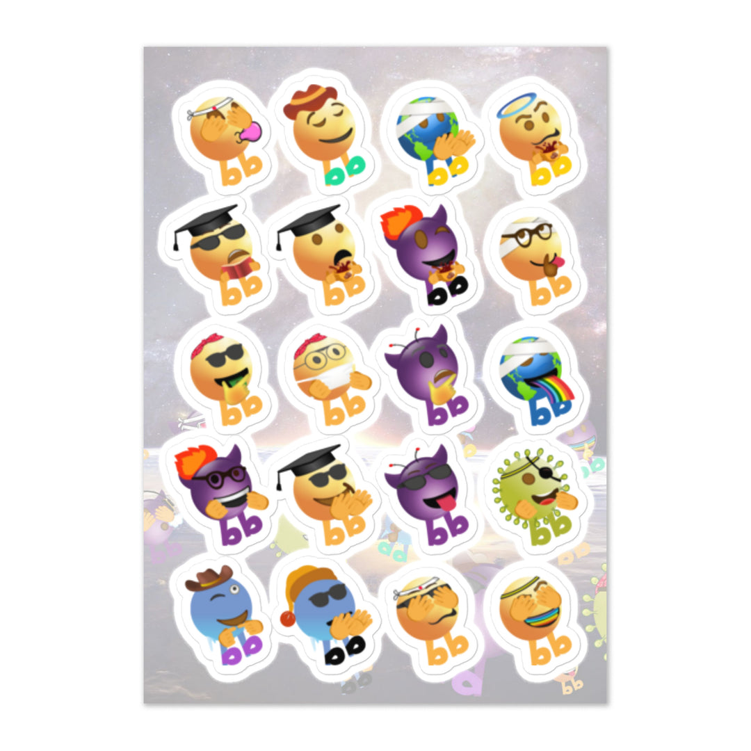 Megabb Buddy Stickers - Emojibb