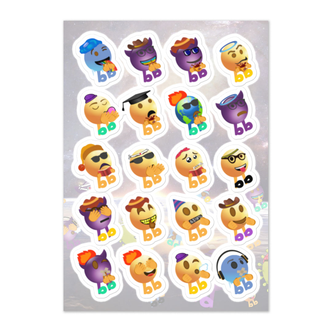 Megabb Buddy Stickers - Emojibb