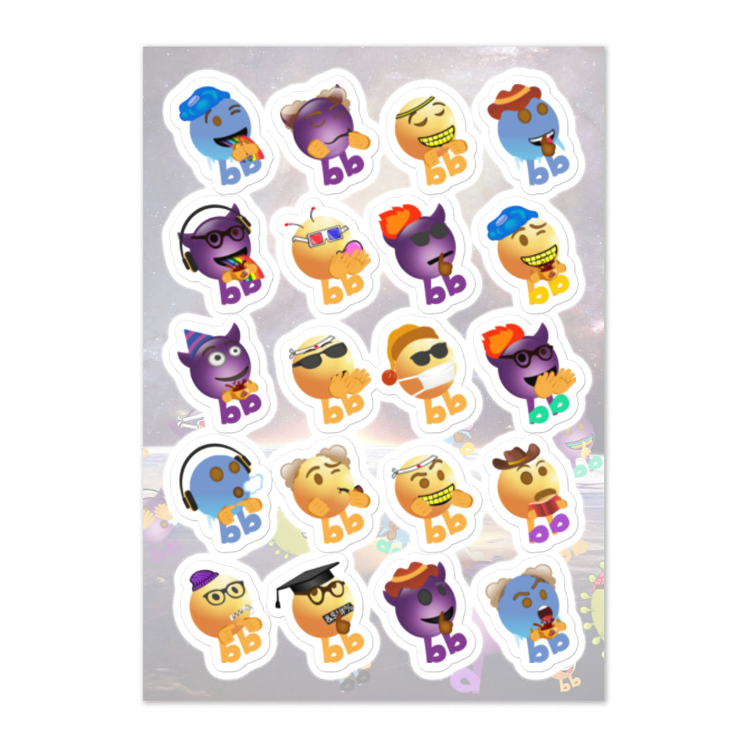 Megabb Buddy Stickers - Emojibb