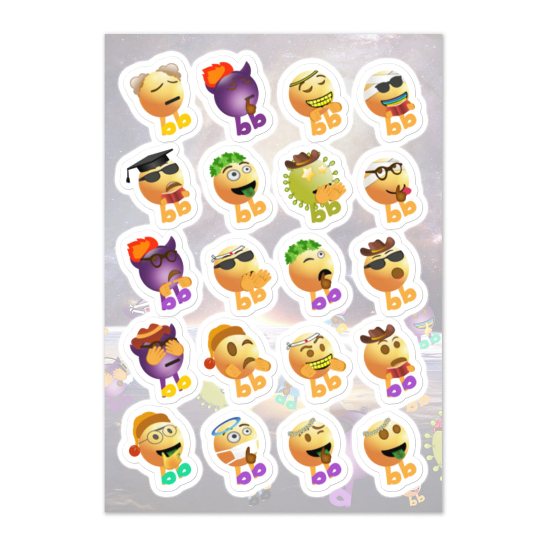 Megabb Buddy Stickers - Emojibb