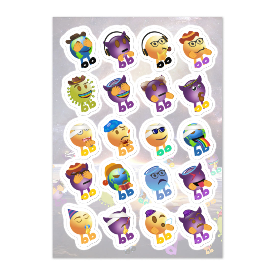 Megabb Buddy Stickers - Emojibb