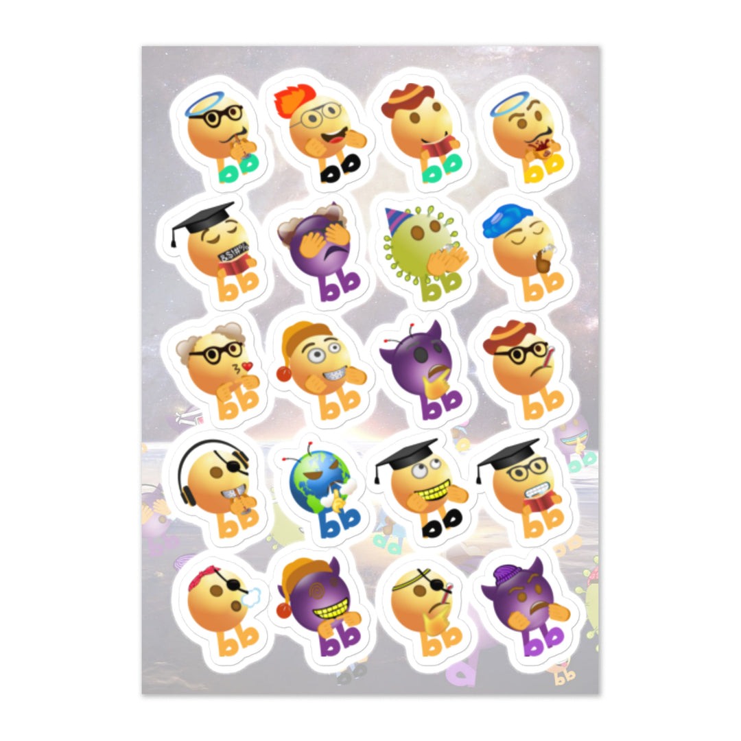 Megabb Buddy Stickers - Emojibb