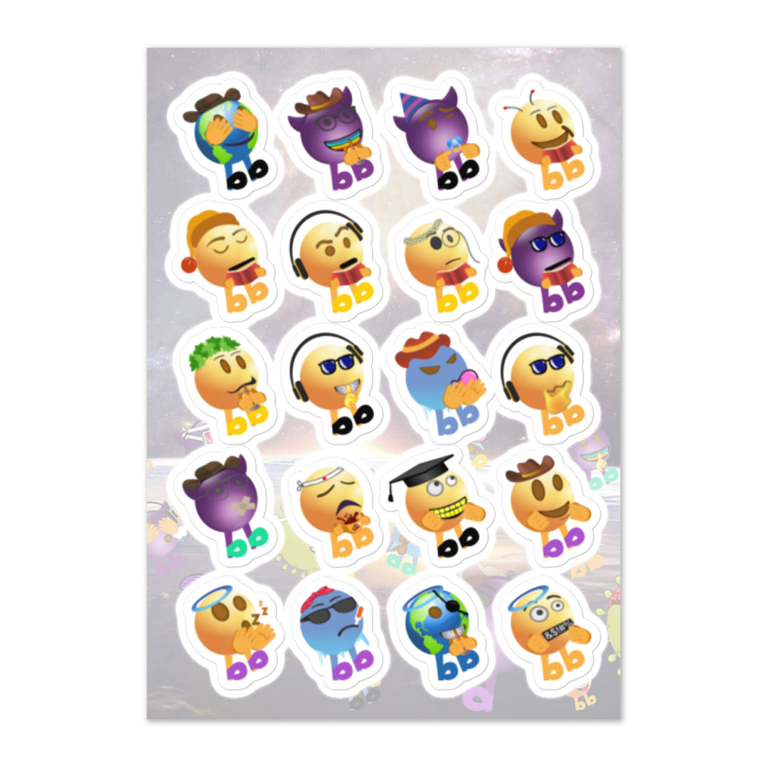 Megabb Buddy Stickers - Emojibb