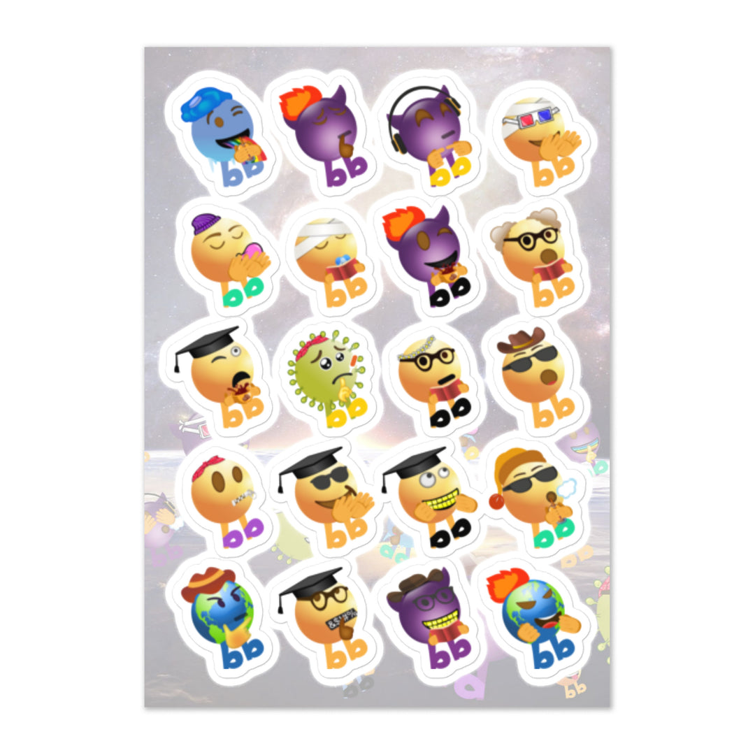 Megabb Buddy Stickers - Emojibb