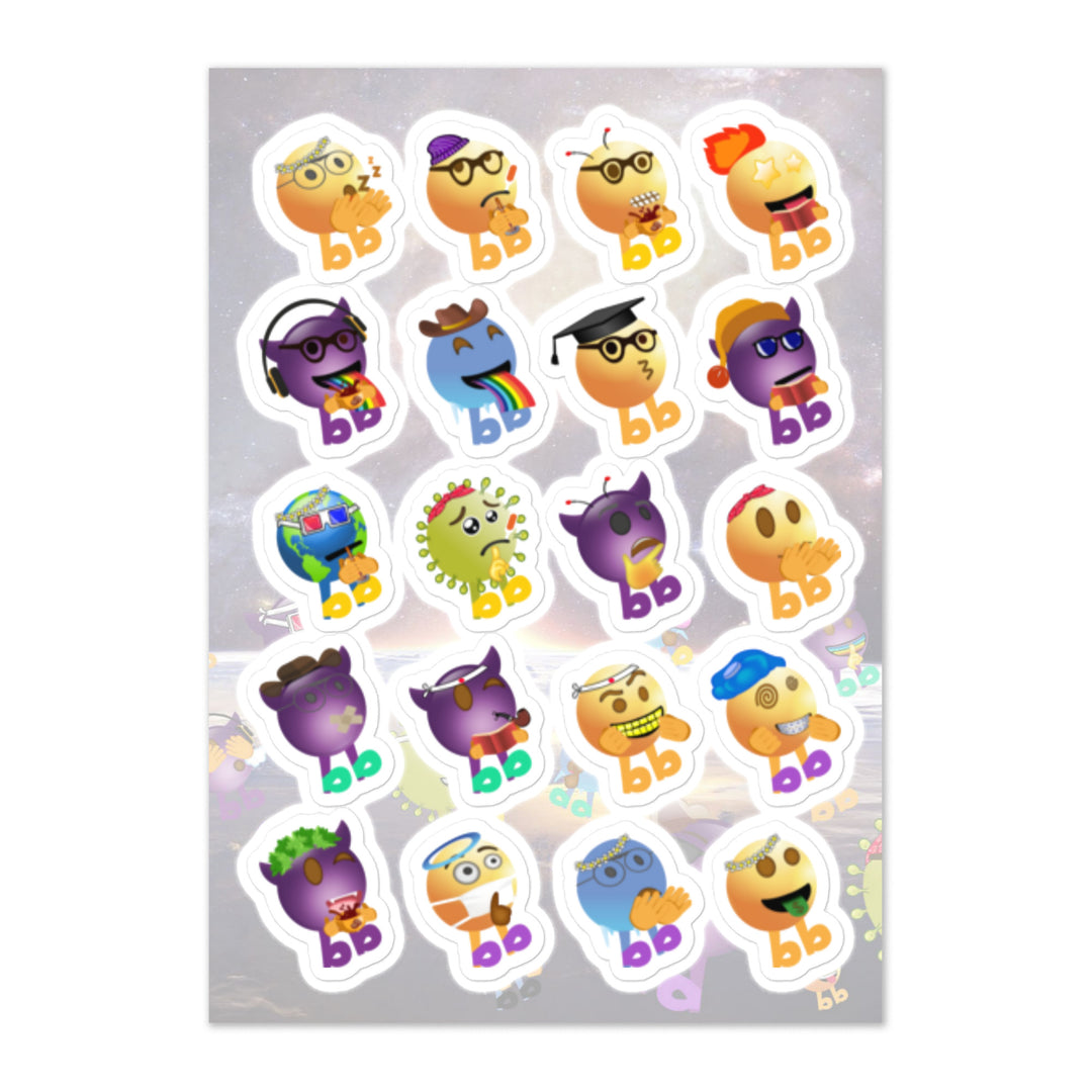 Megabb Buddy Stickers - Emojibb