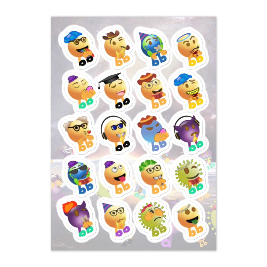 Megabb Buddy Stickers - Emojibb