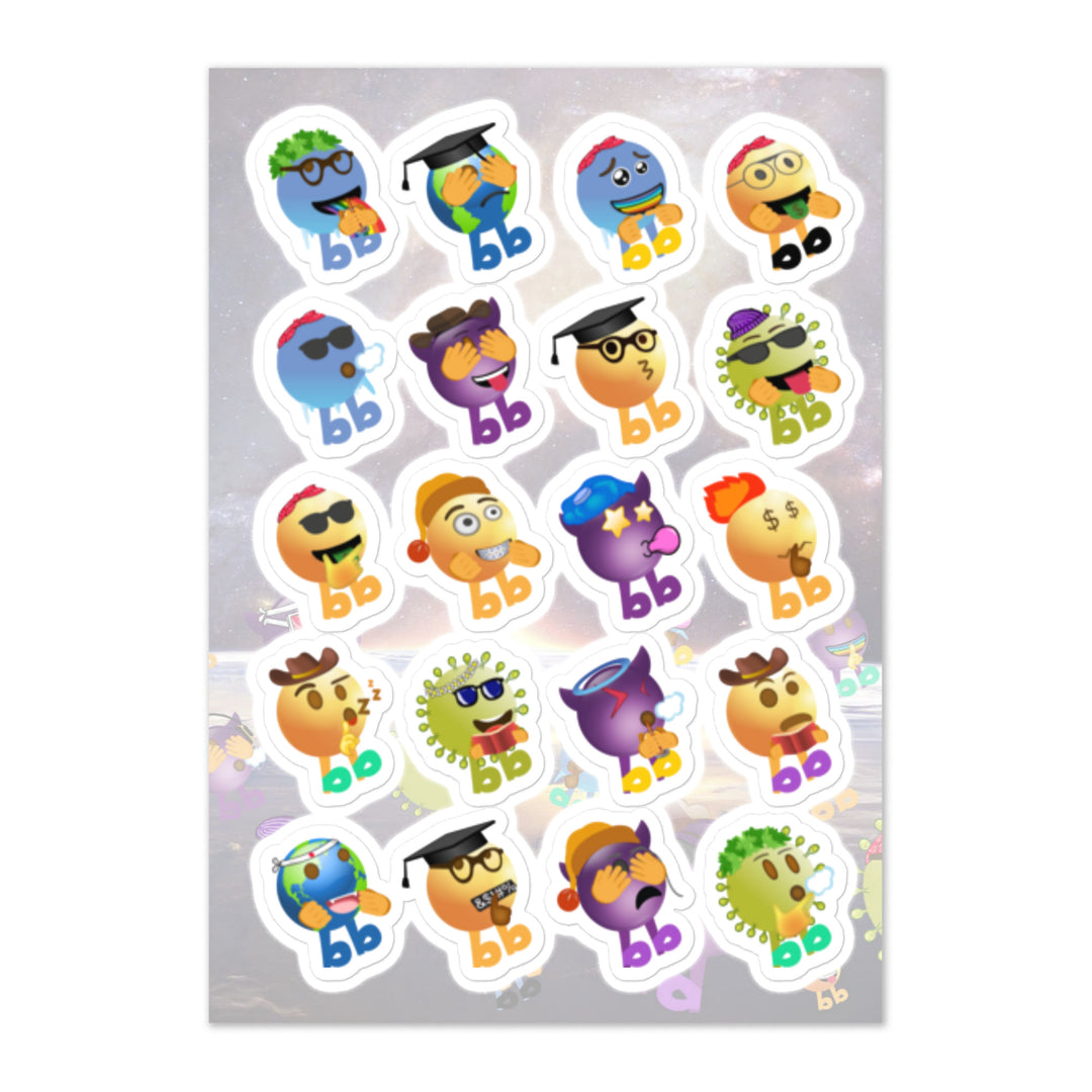 Megabb Buddy Stickers - Emojibb