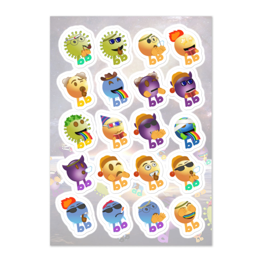 Megabb Buddy Stickers - Emojibb