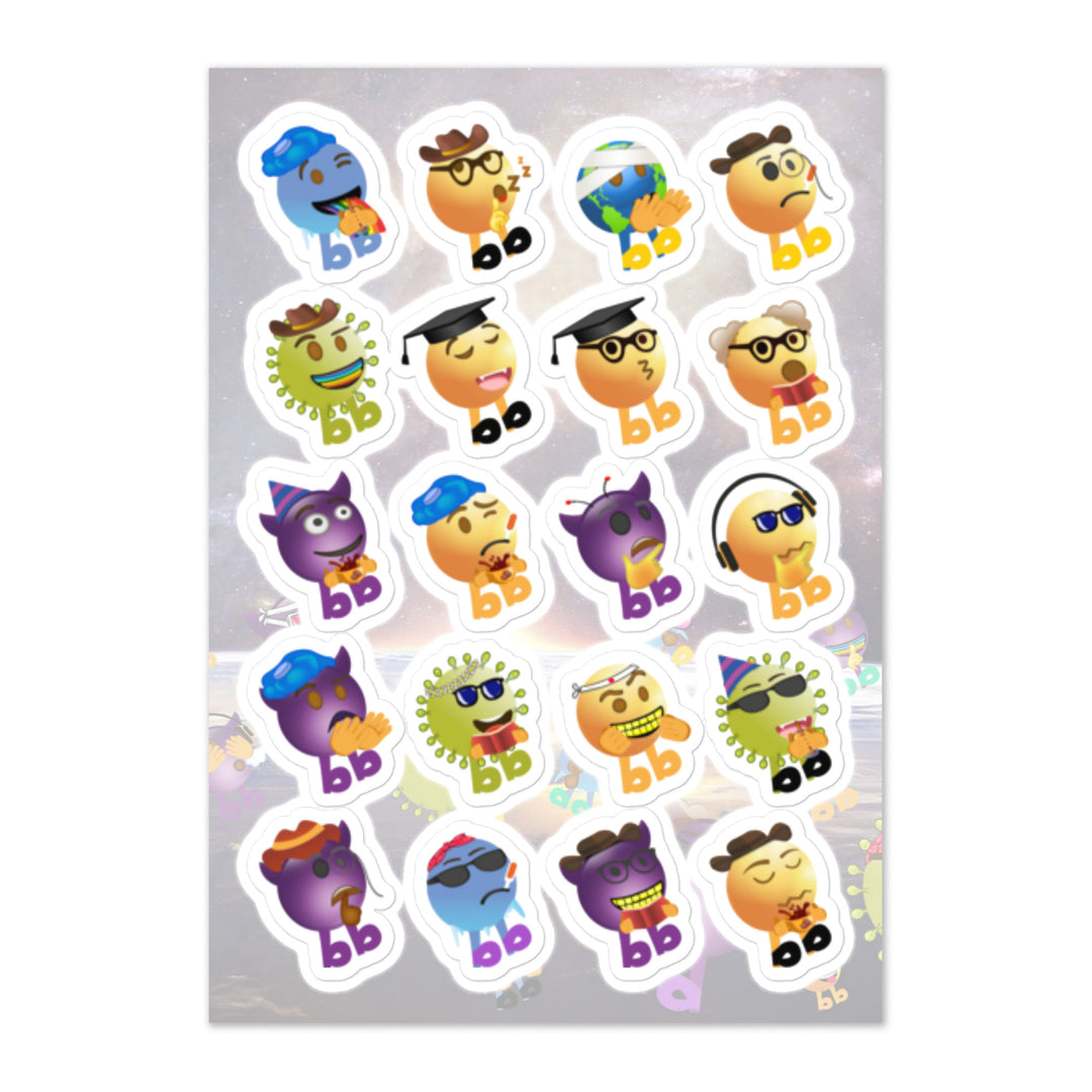 Megabb Buddy Stickers - Emojibb