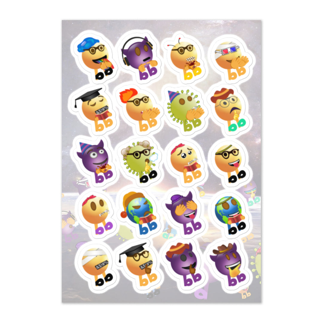 Megabb Buddy Stickers - Emojibb