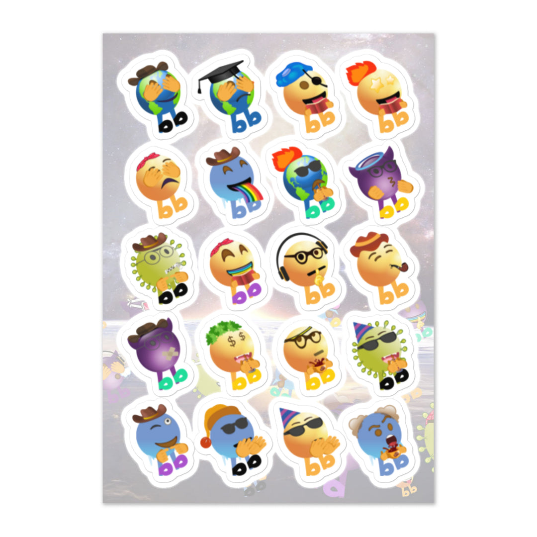 Megabb Buddy Stickers - Emojibb