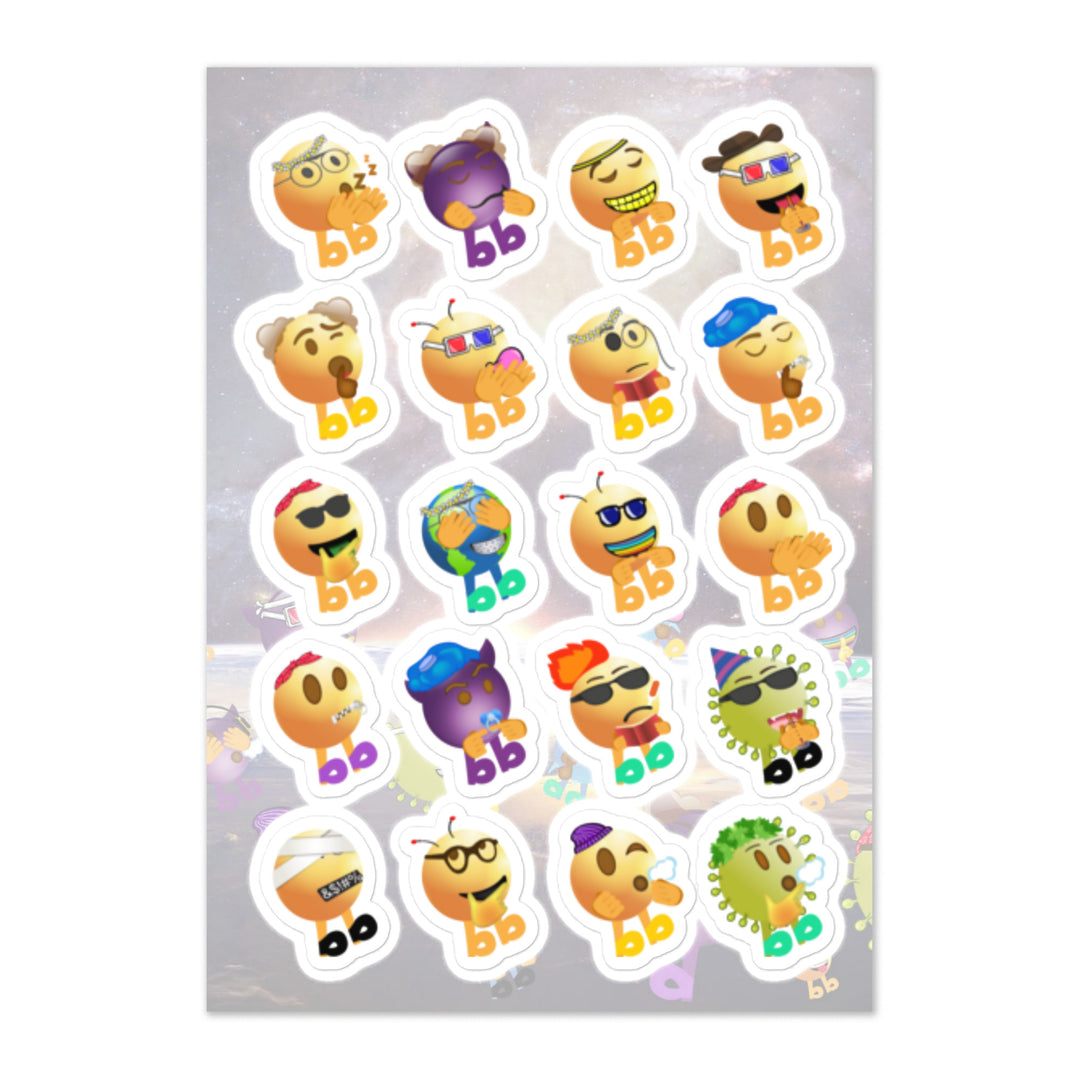 Megabb Buddy Stickers - Emojibb