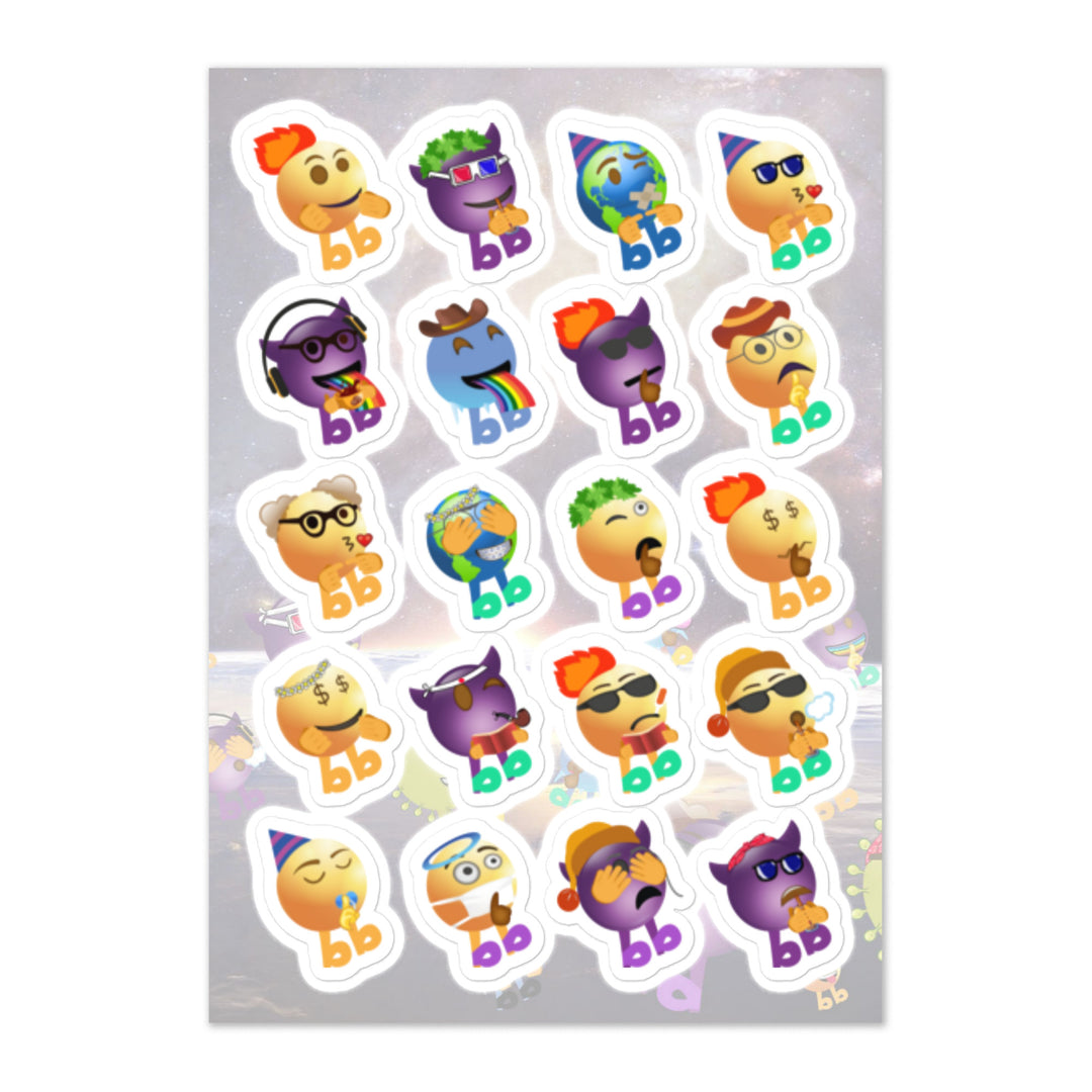 Megabb Buddy Stickers - Emojibb