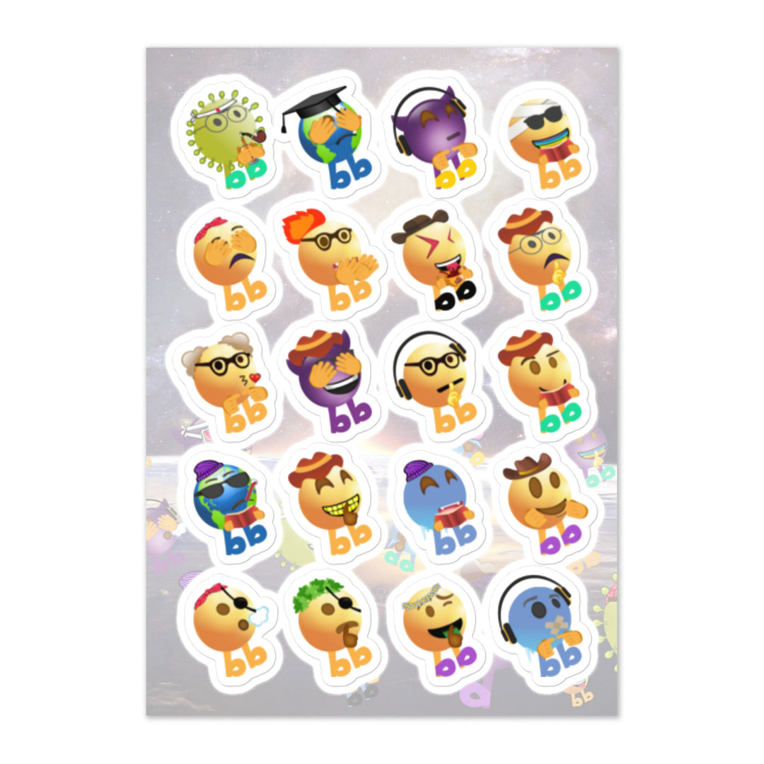 Megabb Buddy Stickers - Emojibb