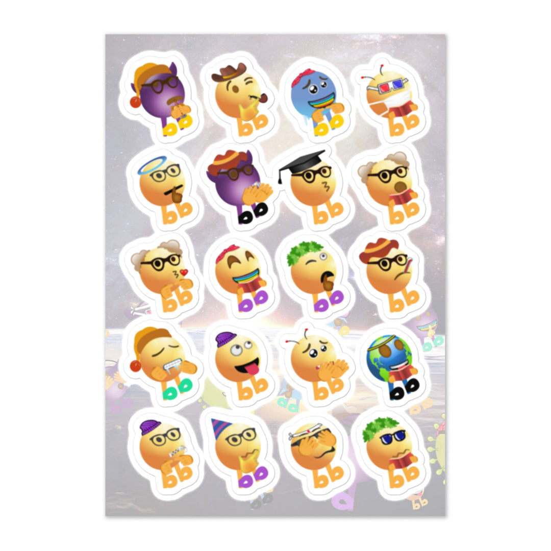 Megabb Buddy Stickers - Emojibb