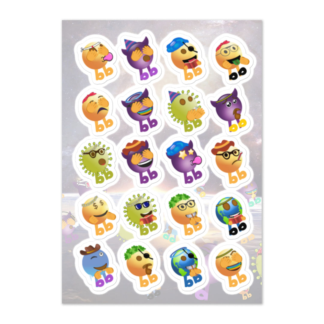 Megabb Buddy Stickers - Emojibb