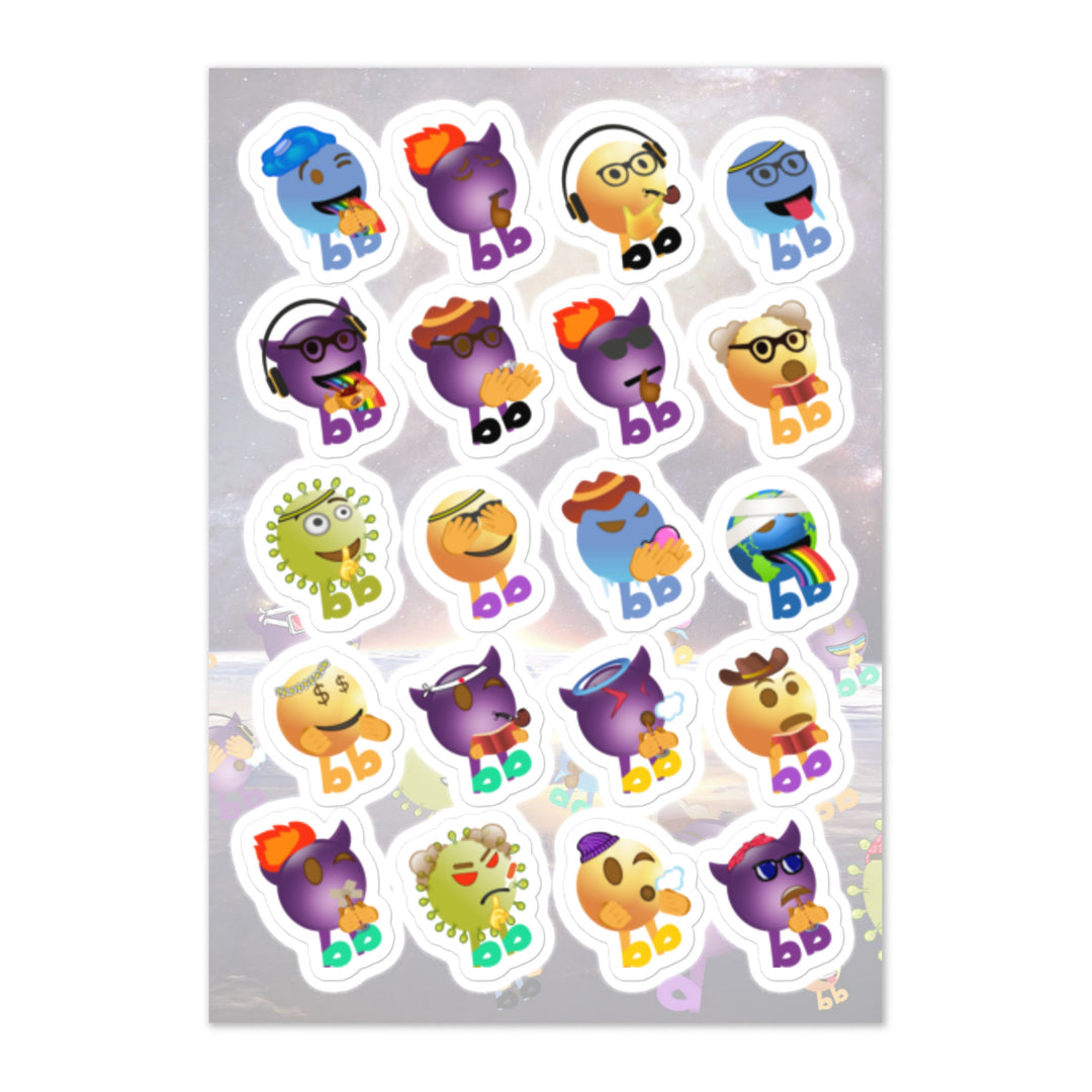 Megabb Buddy Stickers - Emojibb