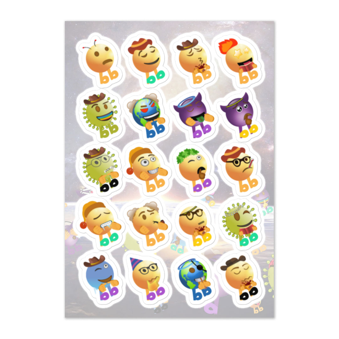 Megabb Buddy Stickers - Emojibb