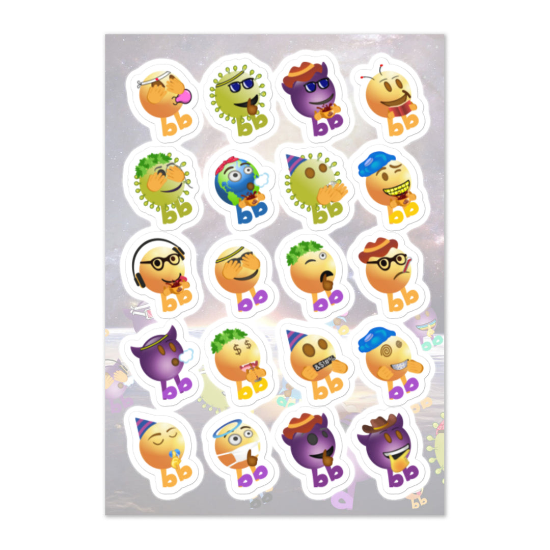 Megabb Buddy Stickers - Emojibb