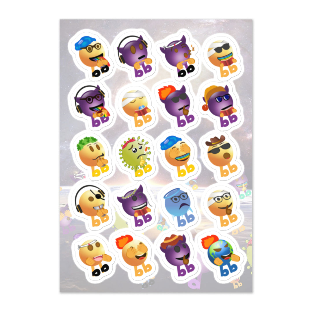 Megabb Buddy Stickers - Emojibb