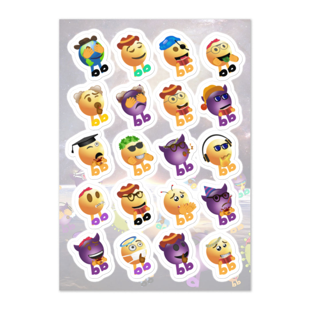 Megabb Buddy Stickers - Emojibb