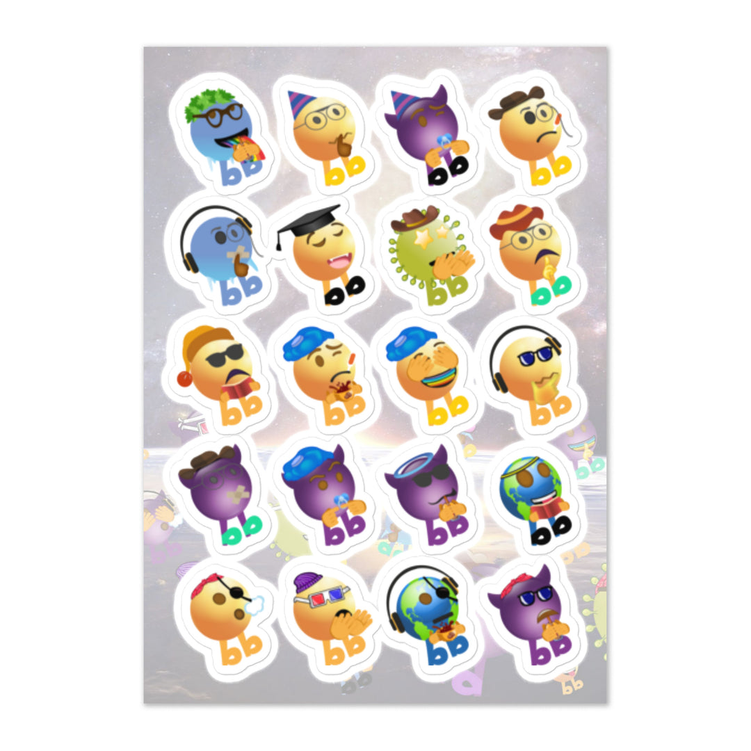 Megabb Buddy Stickers - Emojibb