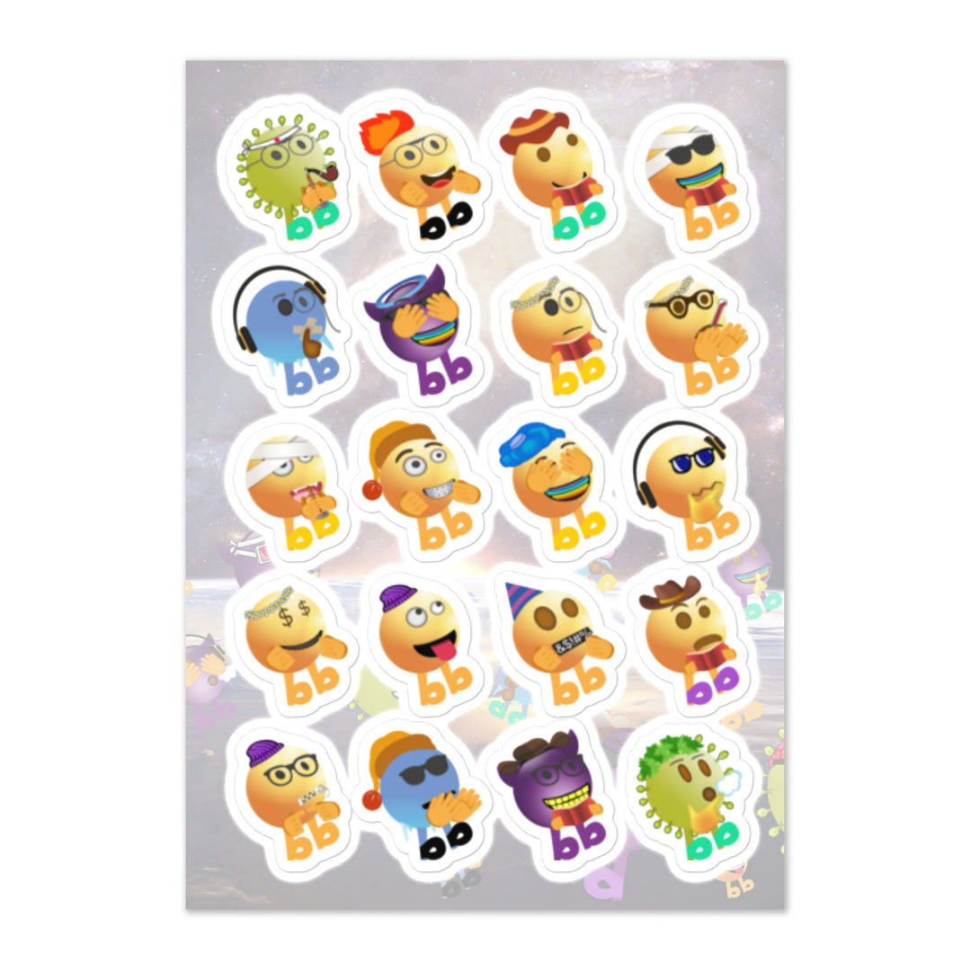 Megabb Buddy Stickers - Emojibb