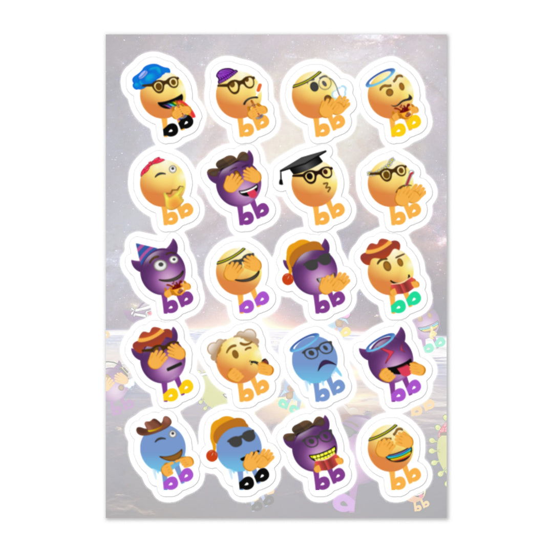 Megabb Buddy Stickers - Emojibb