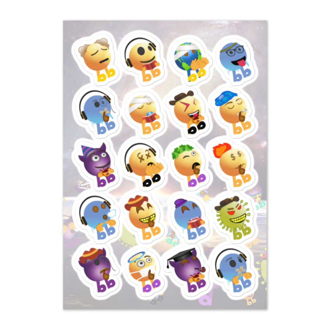 Megabb Buddy Stickers - Emojibb