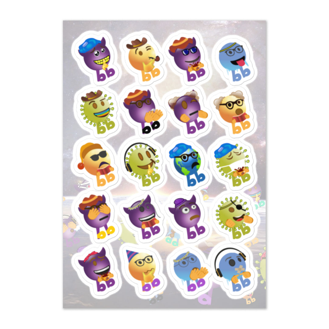 Megabb Buddy Stickers - Emojibb
