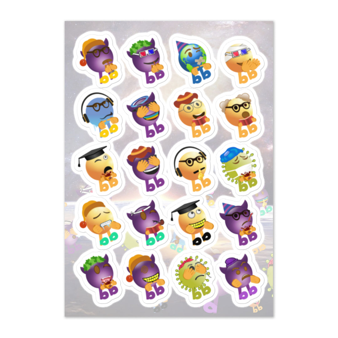 Megabb Buddy Stickers - Emojibb