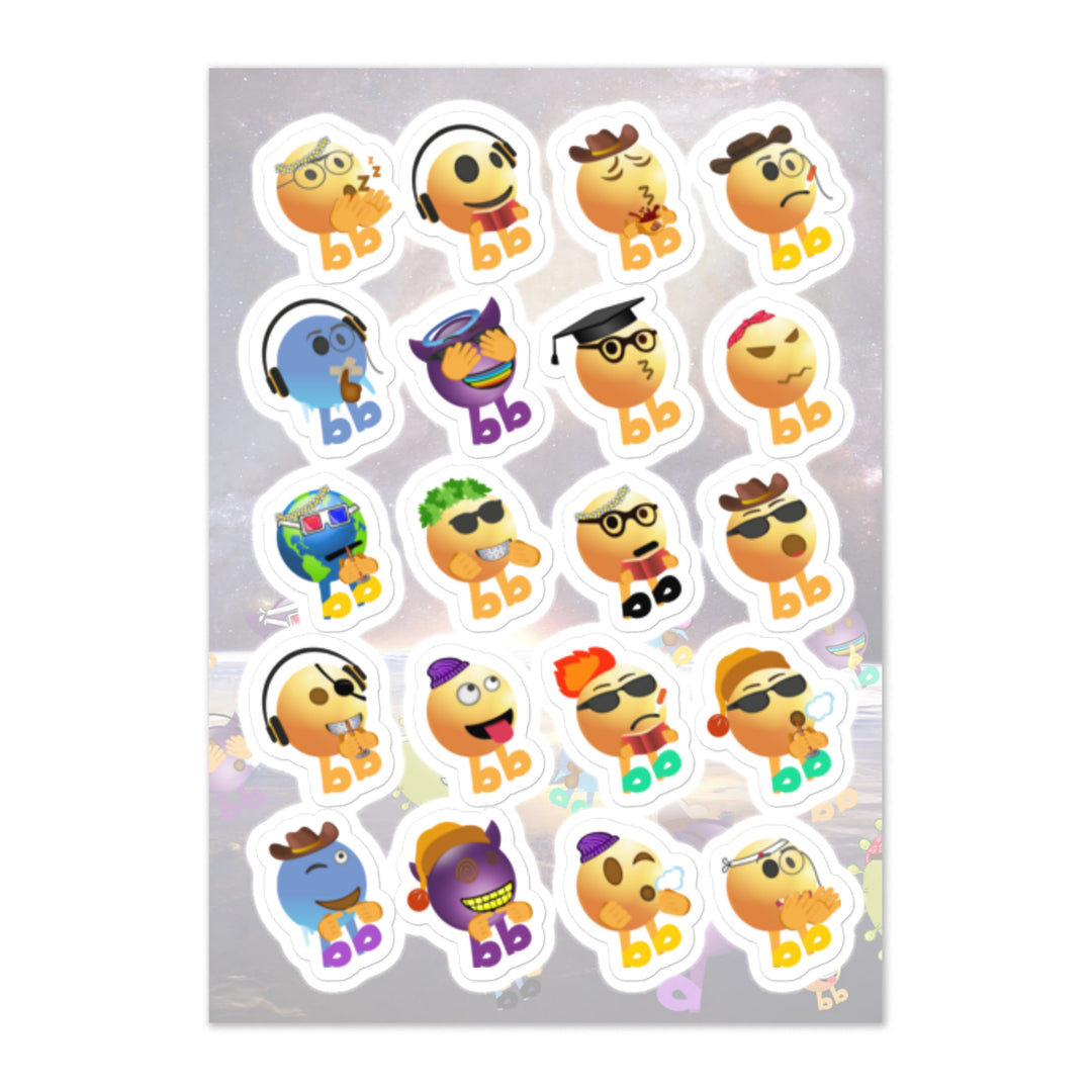 Megabb Buddy Stickers - Emojibb